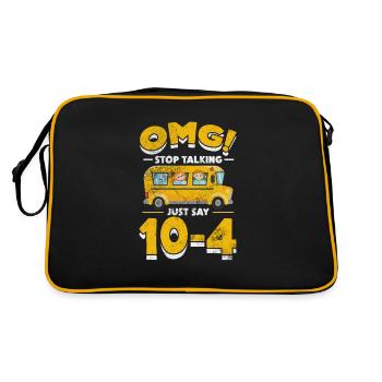 Busman - Retro Bag - black/gold - Back