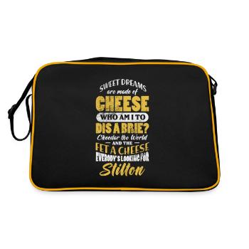 Cheese - Retro Bag - black/gold - Back