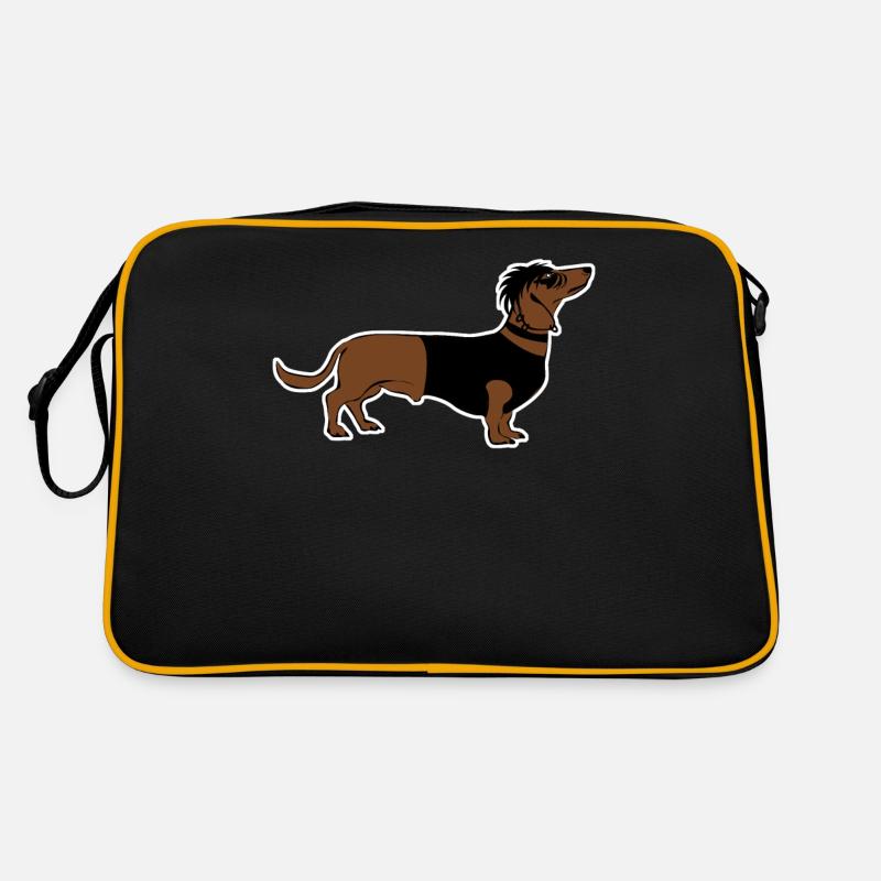 Goth Dachshund Gothic Retro Tasche