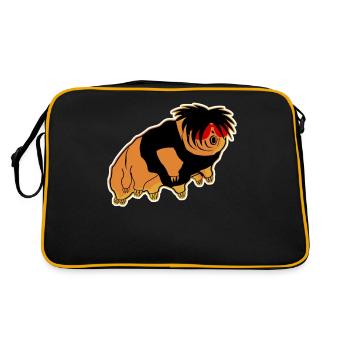 Goth Tardigrade Gothic - Retro Tasche - Schwarz/Gold - Hinten
