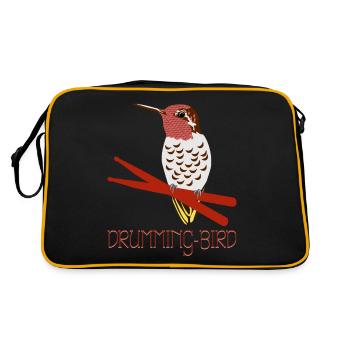 Colibri Pilons Colibris - Sac Retro - noir/or - Dos