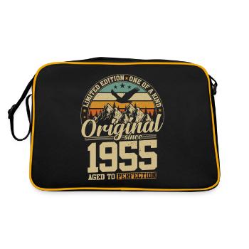Millésime doré 1955 - Un original depuis 69 ans - Sac Retro - noir/or - Dos