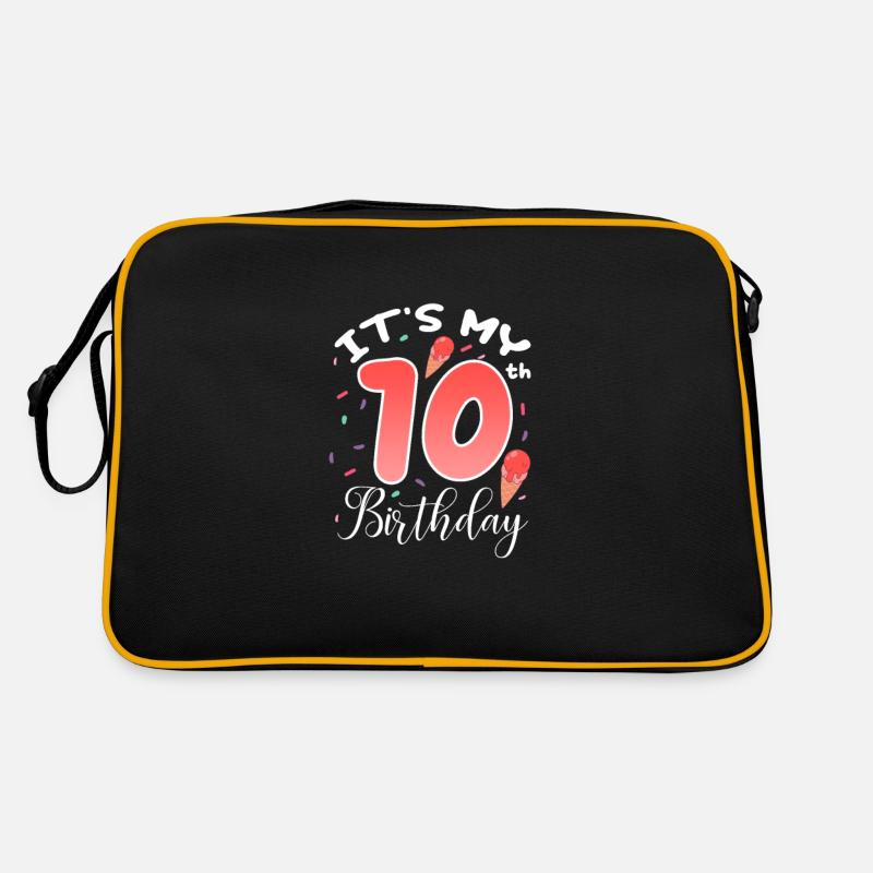 Eiscreme Eis Eiskrem Ice Cream Sommer Geschenk Retro Tasche
