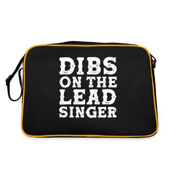Chanteur chanteur chanteur musicien cadeau - Sac Retro - noir/or - Dos