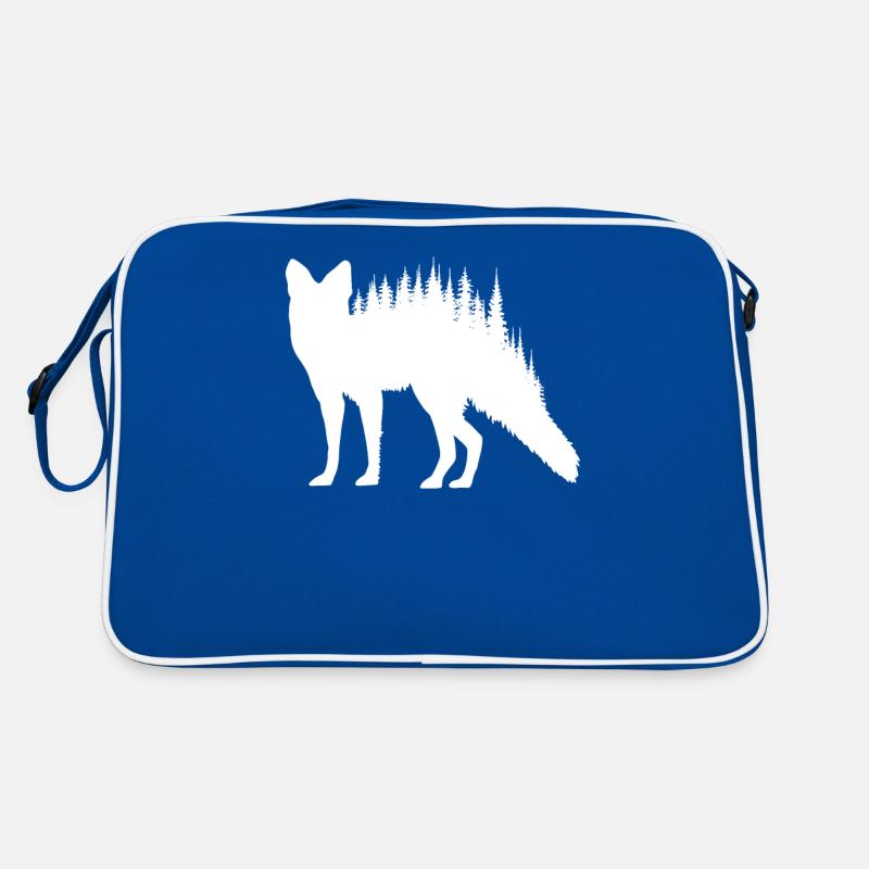 Fox Silhouette Wilderness Beauty Retro Bag