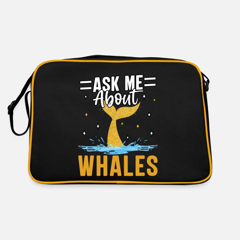 Posez-moi des questions sur les baleines Sac Retro