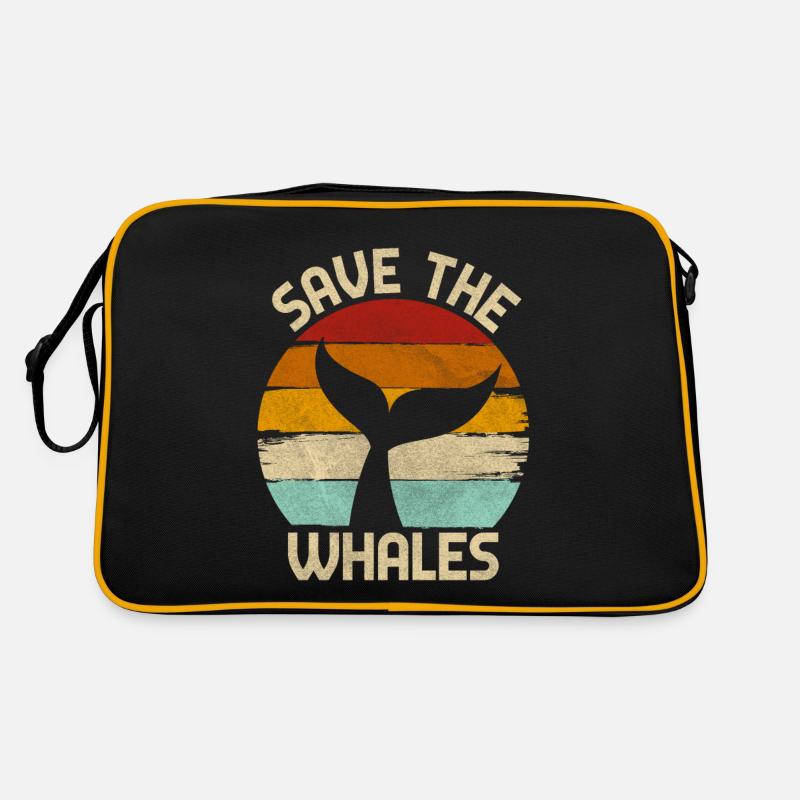 Sauvons les baleines Sac Retro