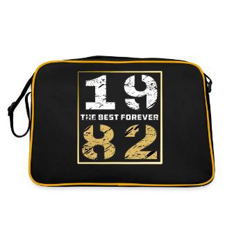 THE BEST FOREVER 1982 - Retro Bag - black/gold - Back