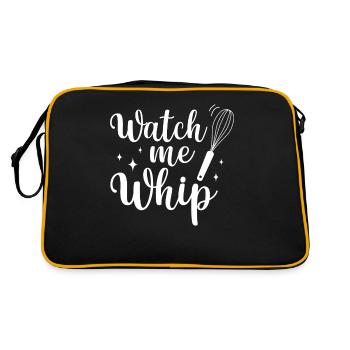 Baker Bakery Bakery Baking Gift - Retro Bag - black/gold - Back