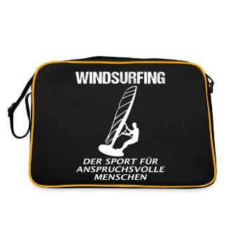 Challenging windsurfing - Retro Bag - black/gold - Back