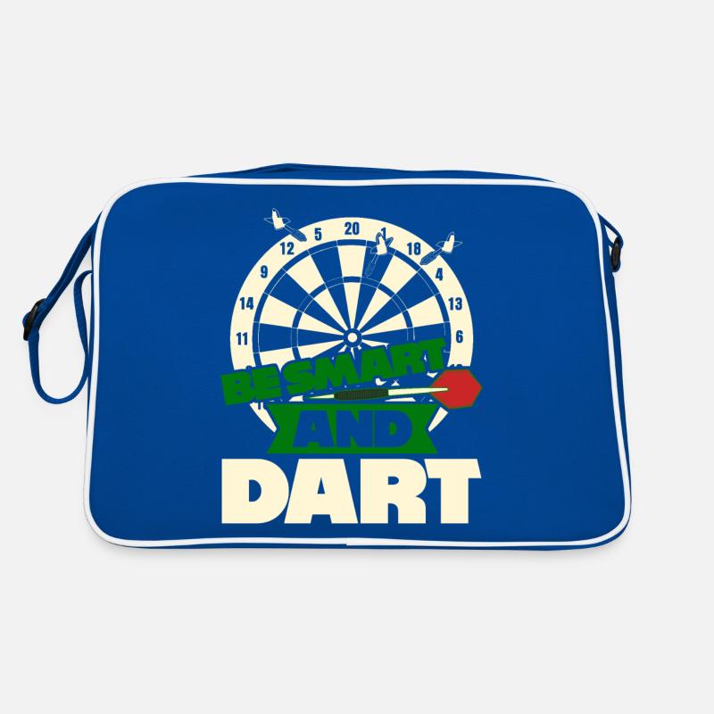 Darts Dartboard Funny Dart Player Retro Tasche