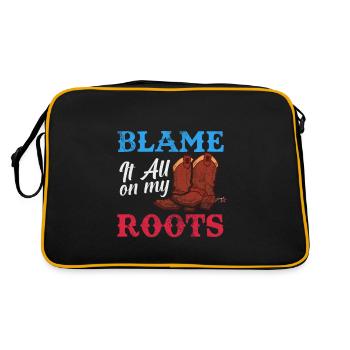 Country - Retro Bag - black/gold - Back