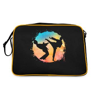 Taekwondo - Sac Retro - noir/or - Dos