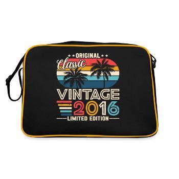 2016 Birthday 2016 Born In 2016 Birthday - Retro Bag - black/gold - Back