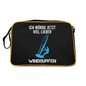 Prefer Windsurfing - Now - Retro Bag - black/gold - Back