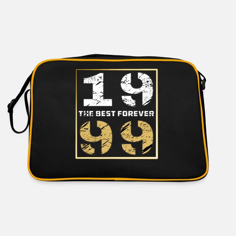 THE BEST FOREVER 1999 - Retro Tasche - Schwarz/Gold