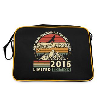 2016 Birthday 2016 Born In 2016 Birthday - Retro Bag - black/gold - Back