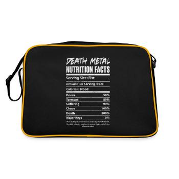 Death metal (death metal) - Sac Retro - noir/or - Dos