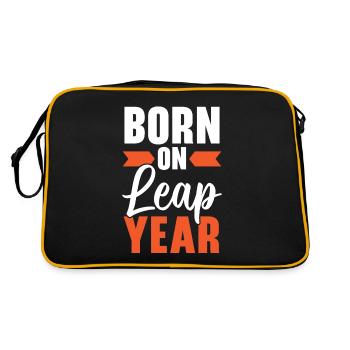 Joyeux anniversaire Année bissextile 29 février Jour bissextile - Sac Retro - noir/or - Dos