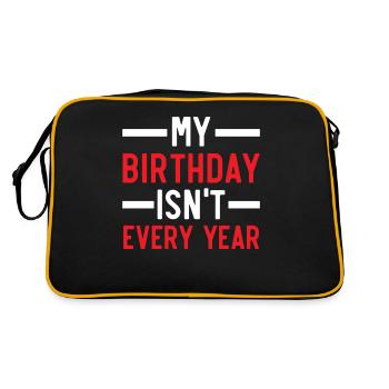 Joyeux anniversaire Année bissextile 29 février Jour bissextile - Sac Retro - noir/or - Dos