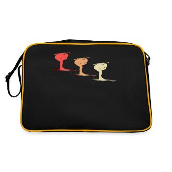 Variété de couleurs dans la discipline du biathlon - Sac Retro - noir/or - Dos
