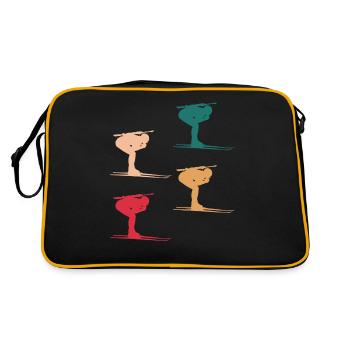 Variété de couleurs dans la discipline du biathlon - Sac Retro - noir/or - Dos