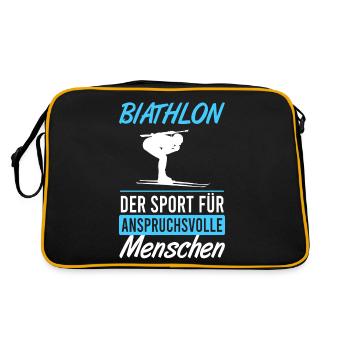 Biathlon – Challenge and Precision - Retro Bag - black/gold - Back