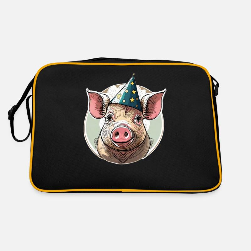 SCHWEIN FEIERN Retro Tasche
