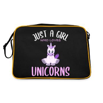 Fille Aime Les Licornes - Sweet Magic World - Sac Retro - noir/or - Dos
