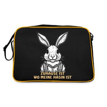 LAPIN À LA MAISON LAPIN - Sac Retro - noir/or - Dos