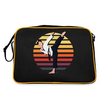 Taekwondo - Sac Retro - noir/or - Dos