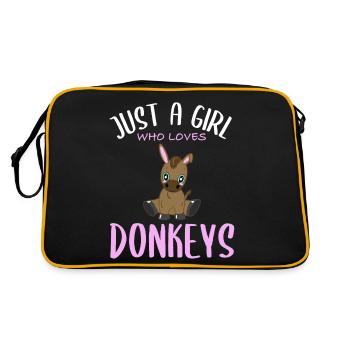 Girl & Ass Love - Inseparable - Retro Bag - black/gold - Back