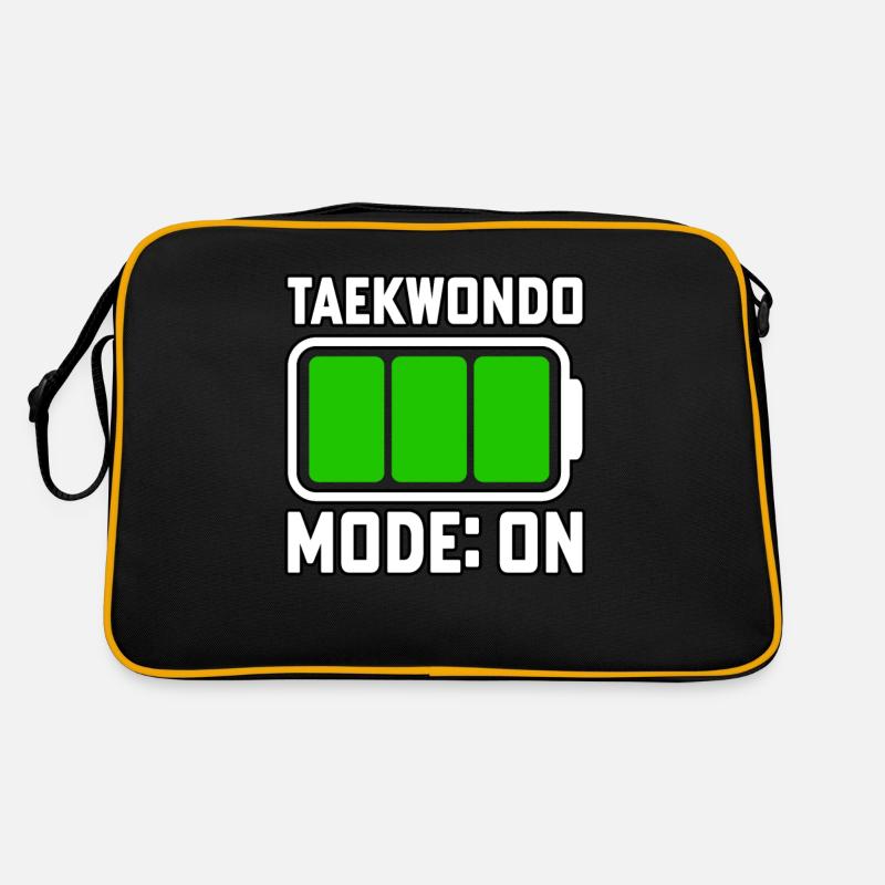 Taekwondo-Modus Ein Retro Tasche