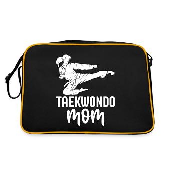 Maman Taekwondo - Sac Retro - noir/or - Dos