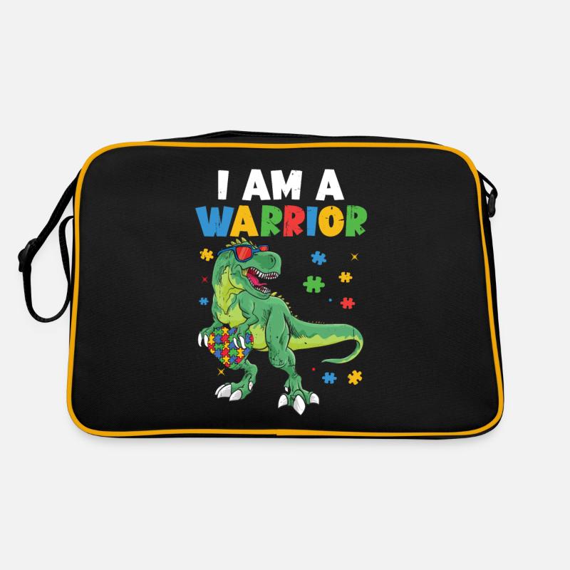 Autism - Retro Bag - black/gold