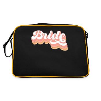 Spinster - Retro Bag - black/gold - Back