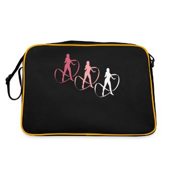 Gymnastique colorée - Poésie du mouvement - Sac Retro - noir/or - Dos