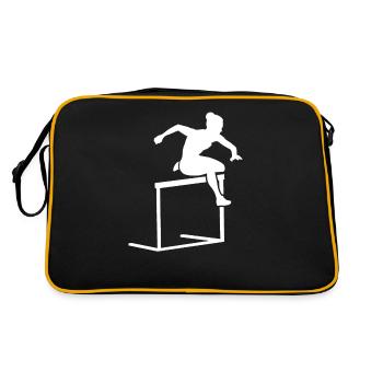 Obstacle Course - The Journey is the Goal - Retro Bag - black/gold - Back