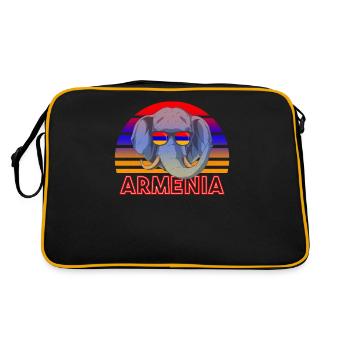 Armenia - Retro Bag - black/gold - Back