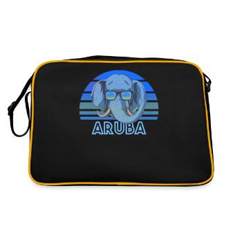 Aruba - Sac Retro - noir/or - Dos