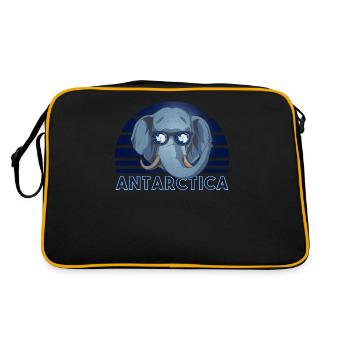 Antarctique - Sac Retro - noir/or - Dos