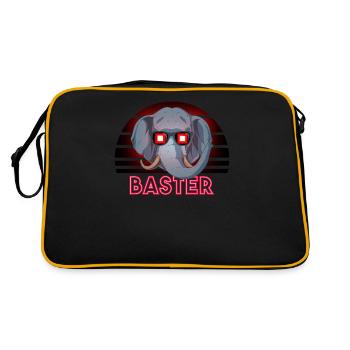 Baster - Sac Retro - noir/or - Dos
