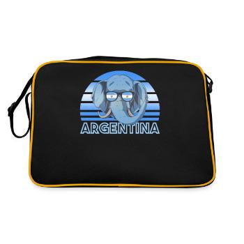 Argentine - Sac Retro - noir/or - Dos
