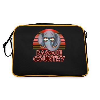 Pays Basque - Sac Retro - noir/or - Dos