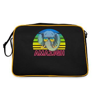 Amazigh - Retro Bag - black/gold - Back
