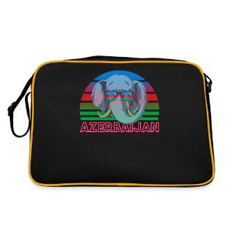 Azerbaijan - Retro Bag - black/gold - Back