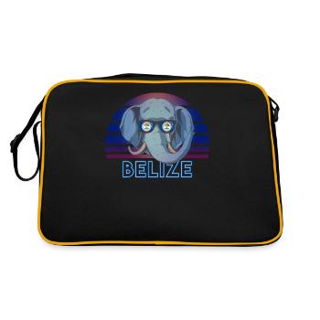 Belize - Sac Retro - noir/or - Dos