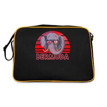 Bermudes - Sac Retro - noir/or - Dos