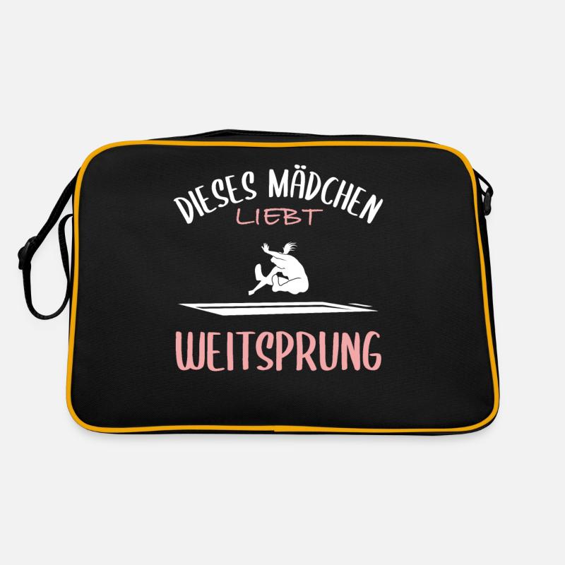 Weitsprung-Liebe Retro Tasche
