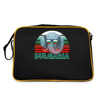 Bulgaria - Retro Bag - black/gold - Back